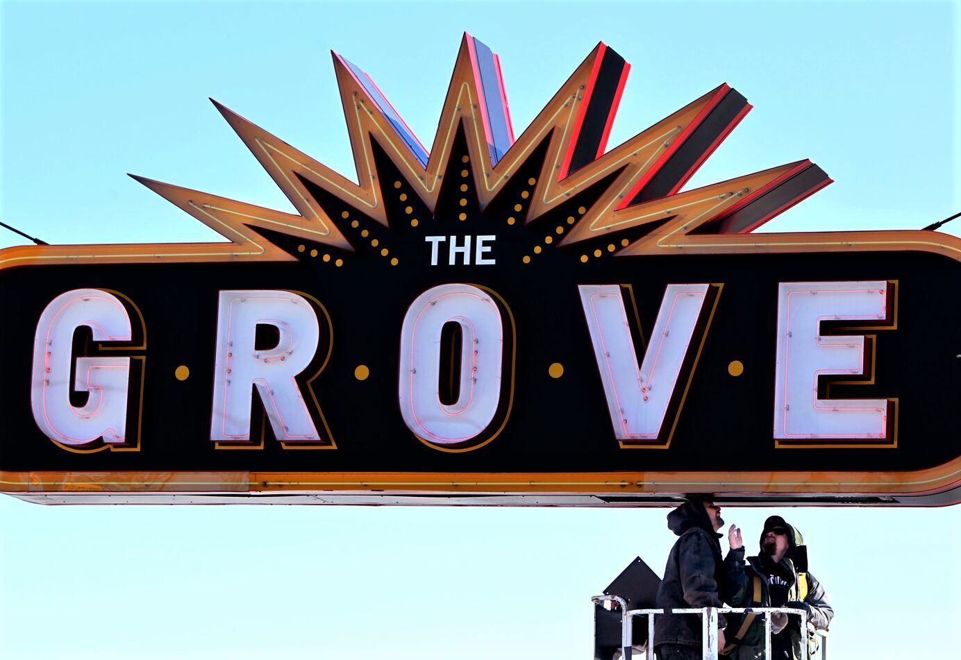 The Grove sign